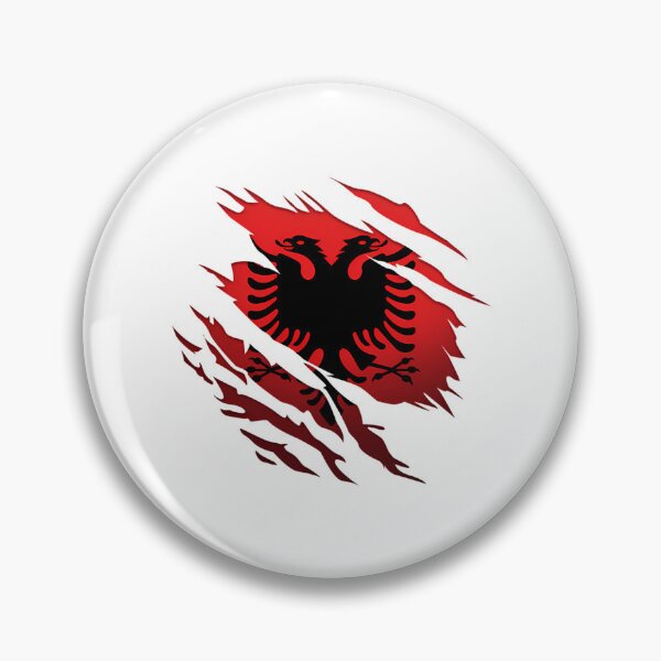 Item preview, Ripped Albanian Flag designed and sold by riyao-rourke.