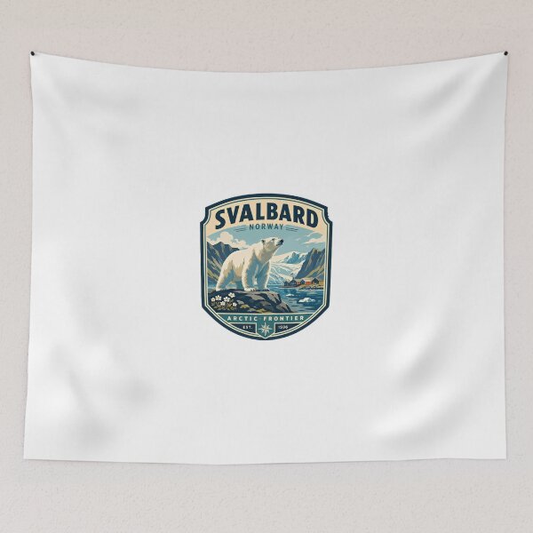 Item preview, Svalbard Norway Arctic Frontier Est 1596 Polar Bear Travel Adventure designed and sold by Simsimah26Parks.