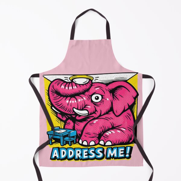 Item preview, ADDRESS ME! — Pop Art Elephant designed and sold by KungPowUnicorn.