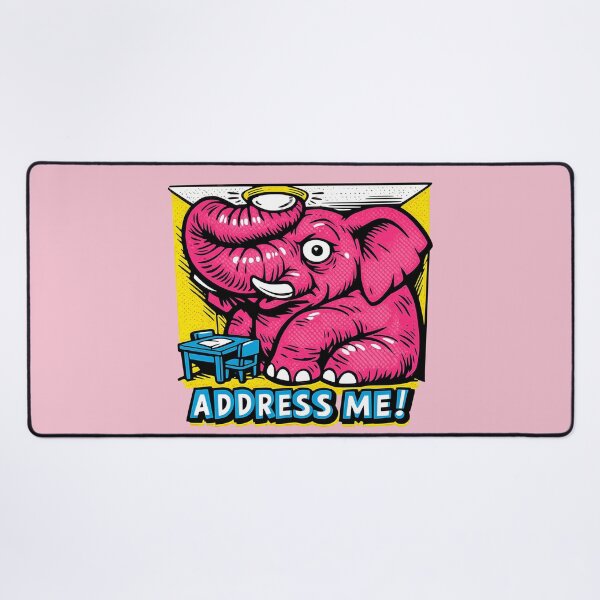 Item preview, ADDRESS ME! — Pop Art Elephant designed and sold by KungPowUnicorn.