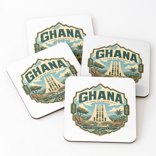 Item preview, Ghana Land Of Freedom West Africa Travel Destination Heritage designed and sold by Star3NowForMe.