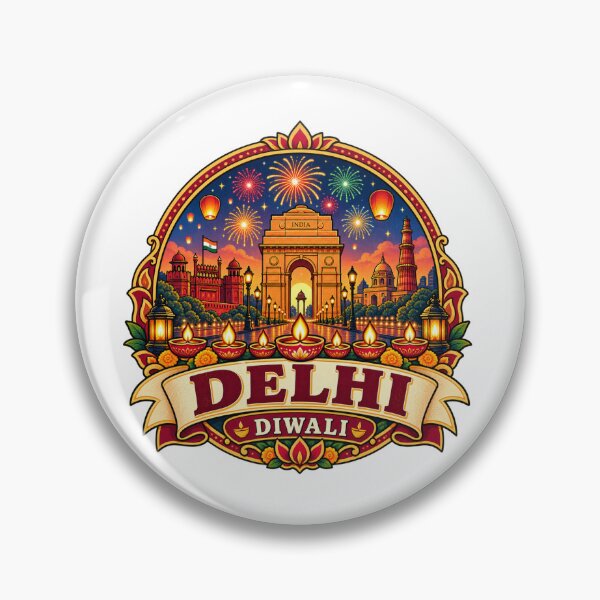 Item preview, Delhi Diwali Celebration India Festival of Lights designed and sold by Globalcitytees.
