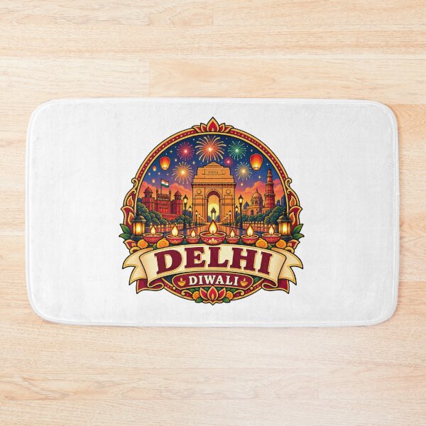 Item preview, Delhi Diwali Celebration India Festival of Lights designed and sold by Globalcitytees.