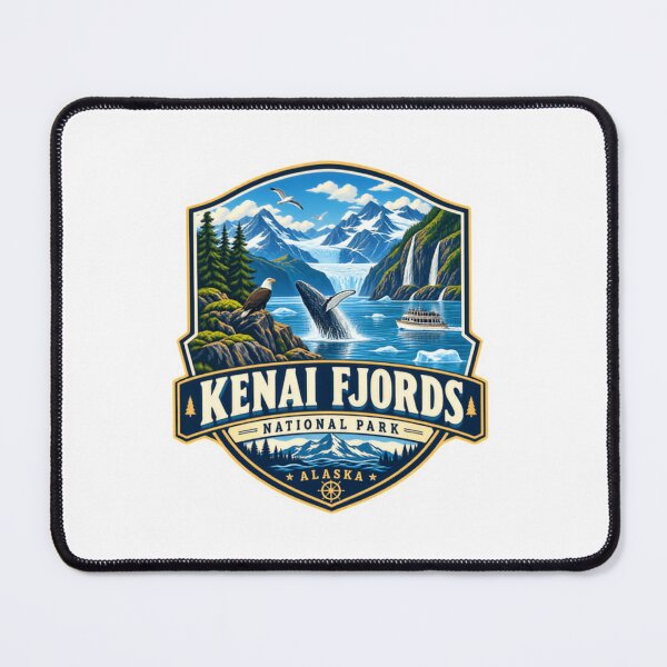 Item preview, Kenai Fjords National Park Alaska Travel Souvenir designed and sold by Simsimah26Parks.
