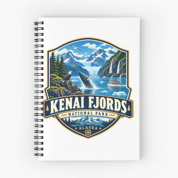 Item preview, Kenai Fjords National Park Alaska Travel Souvenir designed and sold by Simsimah26Parks.
