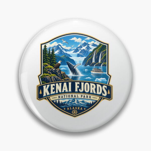 Item preview, Kenai Fjords National Park Alaska Travel Souvenir designed and sold by Simsimah26Parks.