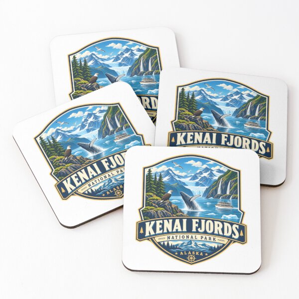 Item preview, Kenai Fjords National Park Alaska Travel Souvenir designed and sold by Simsimah26Parks.