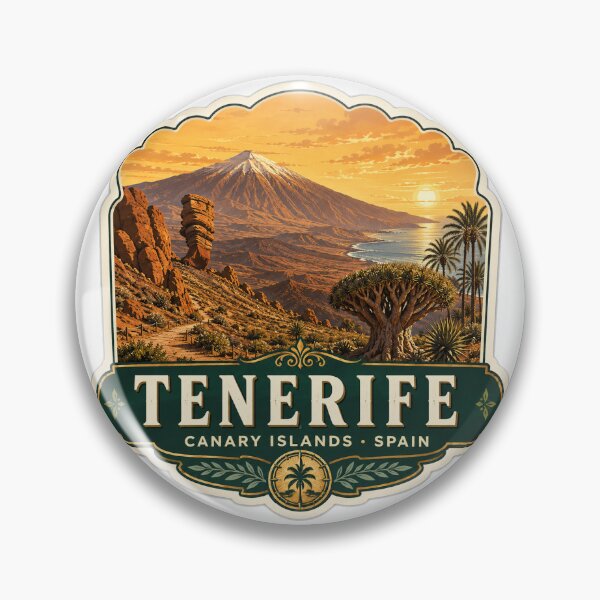 Item preview, Tenerife Canary Islands – Mount Teide, Volcanic Landscape & Travel Art designed and sold by ChicClicker.