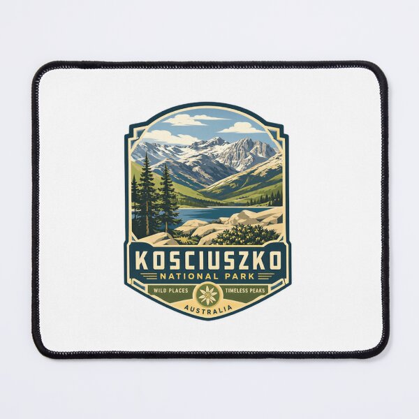 Item preview, Kosciuszko National Park Wild Places Timeless Peaks Australia Travel Souvenir Outdoors Hiking designed and sold by Simsimah26Parks.