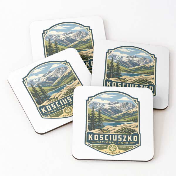 Item preview, Kosciuszko National Park Wild Places Timeless Peaks Australia Travel Souvenir Outdoors Hiking designed and sold by Simsimah26Parks.