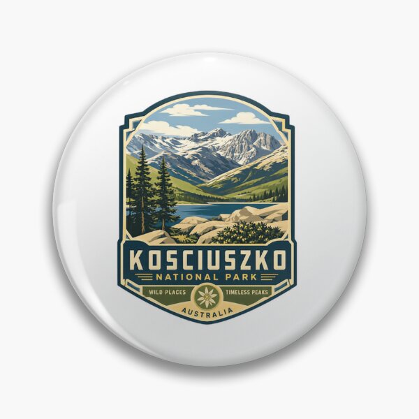 Item preview, Kosciuszko National Park Wild Places Timeless Peaks Australia Travel Souvenir Outdoors Hiking designed and sold by Simsimah26Parks.