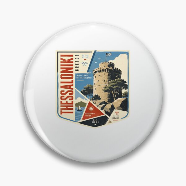 Item preview, Thessaloniki Greece White Tower Of Thessaloniki City Of History Macedonia Region designed and sold by Star3NowForMe.