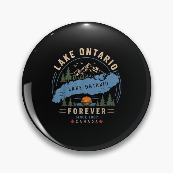 Item preview, Lake Ontario Forever Canada Since 1867 Vintage Lakeside  designed and sold by leevekaArt.