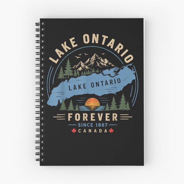 Item preview, Lake Ontario Forever Canada Since 1867 Vintage Lakeside  designed and sold by leevekaArt.