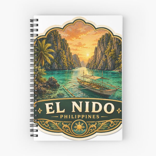 Item preview, El Nido Philippines – Tropical Lagoons, Limestone Cliffs & Island Travel Art designed and sold by ChicClicker.