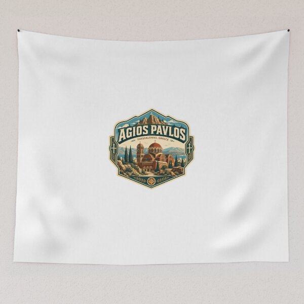 Item preview, Agios Pavlos Thessaloniki Greece Travel Souvenir Greek Landmark designed and sold by Star3NowForMe.