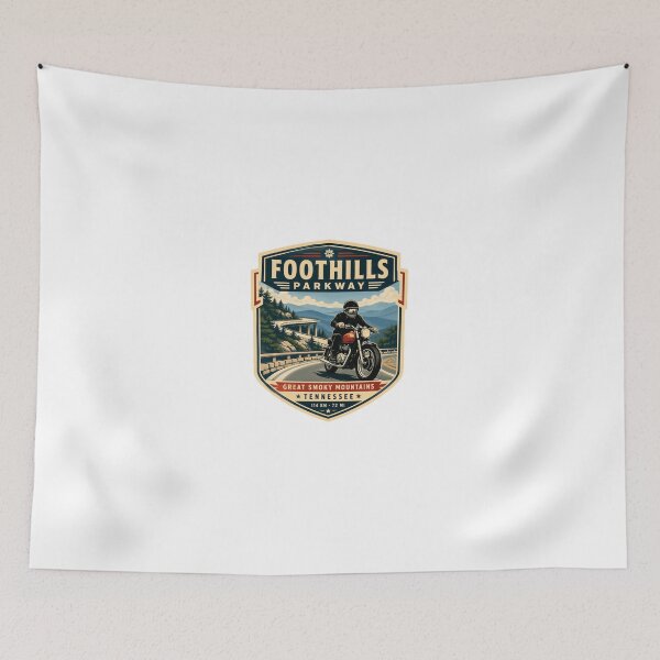 Item preview, Foothills Parkway Great Smoky Mountains Tennessee Motorcycle Rider Road Trip designed and sold by Simsimah26Parks.