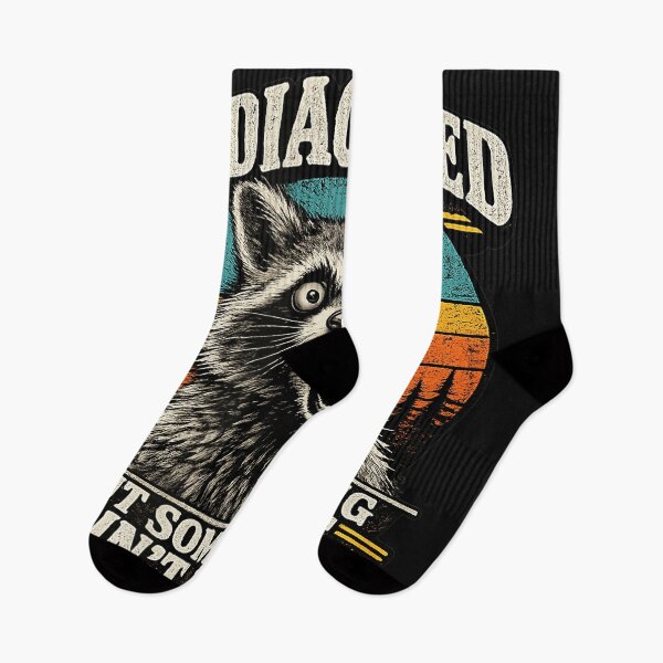 Item preview, Undiagnosed But Something Ain't Aright Funny Raccoon Lover designed and sold by BrockmeyeSB.