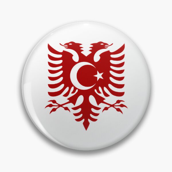 Item preview, Turkey Albania Flag designed and sold by riyao-rourke.