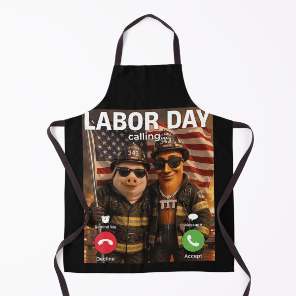 Item preview, Labor Day Calling Firefighter Patriot Holiday designed and sold by BrockmeyeSB.