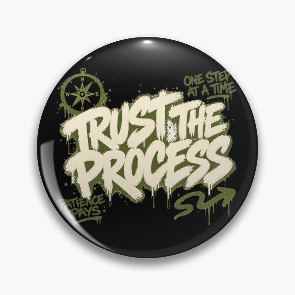 Item preview, Trust The Process Streetwear Graffiti Design designed and sold by MOCH- ART.
