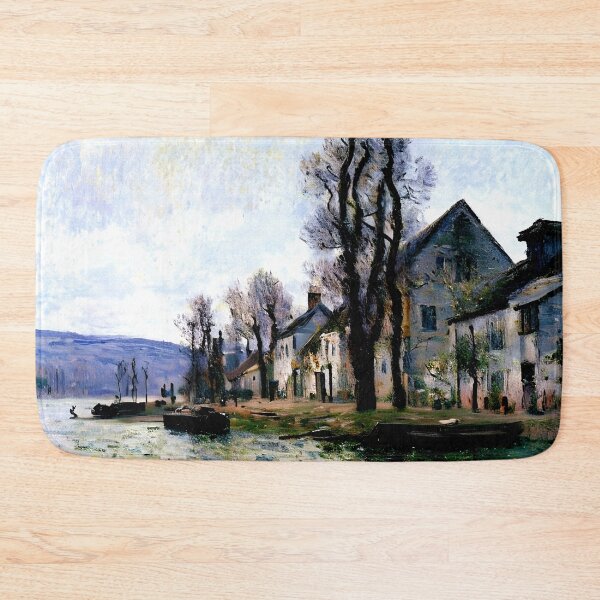 Item preview, The Bend of the Seine at Lavacourt in Winter designed and sold by artdesignsnow.