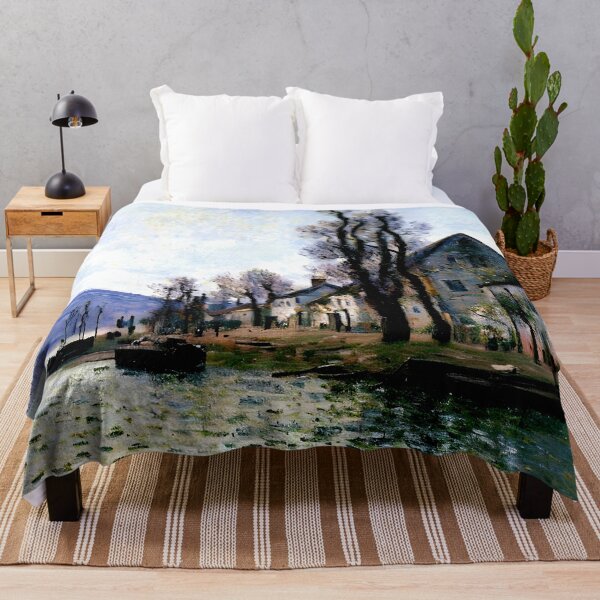 Item preview, The Bend of the Seine at Lavacourt in Winter designed and sold by artdesignsnow.