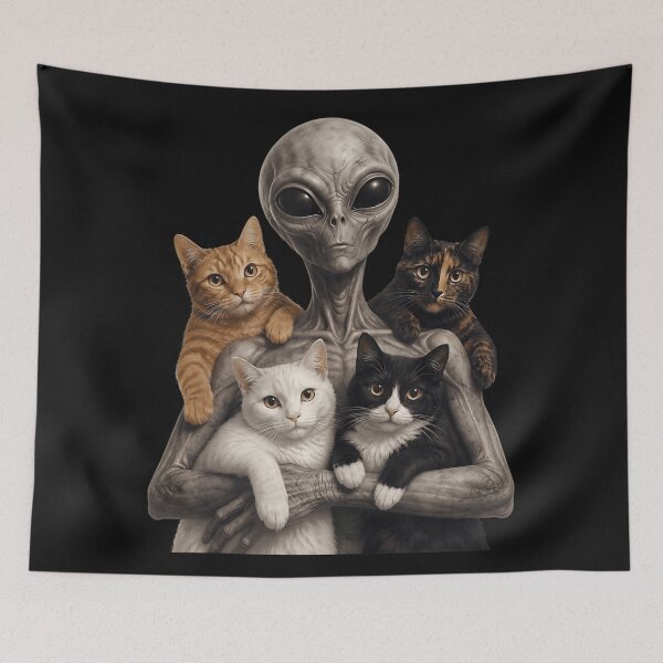 Item preview, Alien Cat Lover Extraterrestrial Pet Owner designed and sold by BrockmeyeSB.