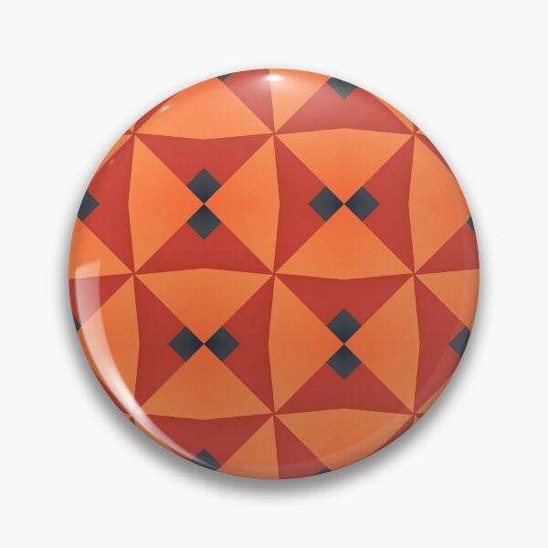Item preview, Geometric pattern features bold orange and red tones designed and sold by PenguinWinter.