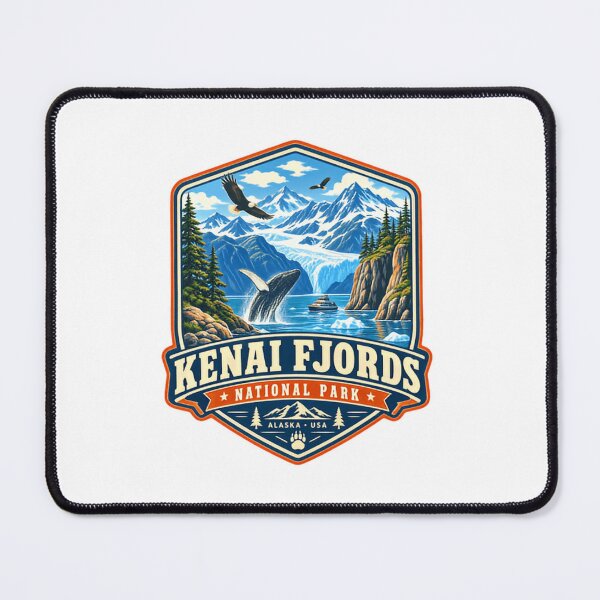 Item preview, Kenai Fjords National Park Alaska Travel Souvenir designed and sold by Simsimah26Parks.