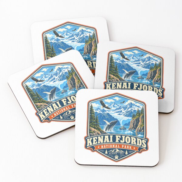 Item preview, Kenai Fjords National Park Alaska Travel Souvenir designed and sold by Simsimah26Parks.