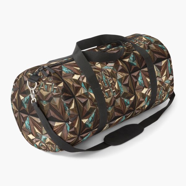 Item preview, Own Your Path: Geometric inlaid artwork with turquoise and wood designed and sold by iTzTreS.