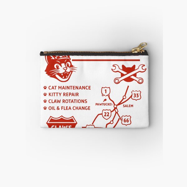 Item preview, Feline Automotive Claw's Garage Retro Poster designed and sold by Matinez Pink.