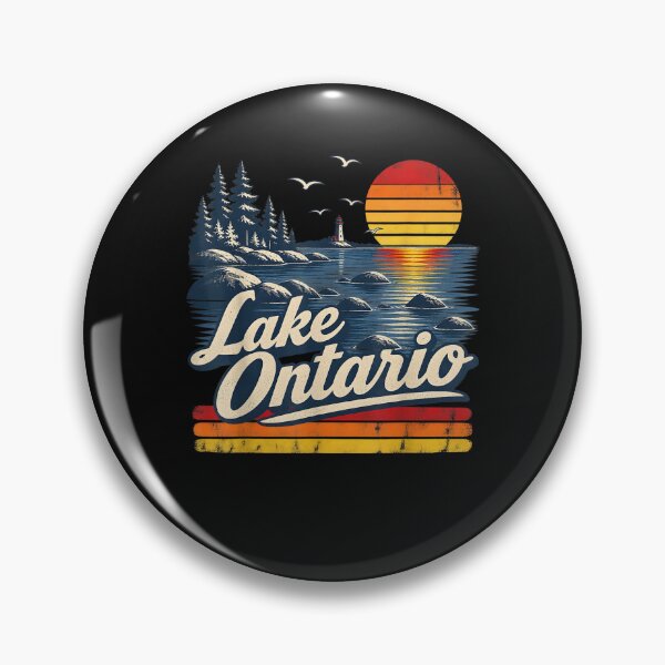 Item preview, Retro Sunset Great Lakes Lake Ontario  designed and sold by ArtByimamS.