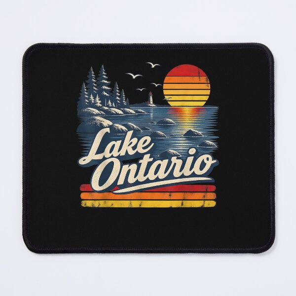 Item preview, Retro Sunset Great Lakes Lake Ontario designed and sold by ArtByimamS.