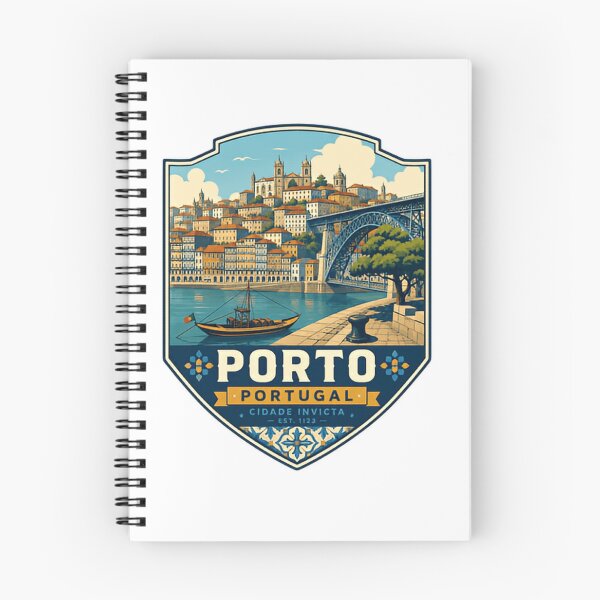 Artikelvorschau, Porto Portugal Reisesouvenir Cidade Invicta Est. 1123 entworfen und verkauft von Simsimah26Parks.