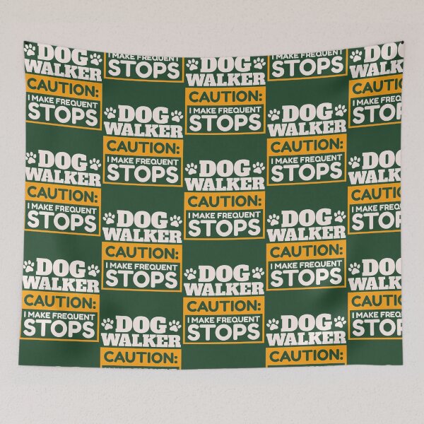 Item preview, Dog Walker Caution I Make Frequent Stops 131 designed and sold by MYLLYPYLLY.