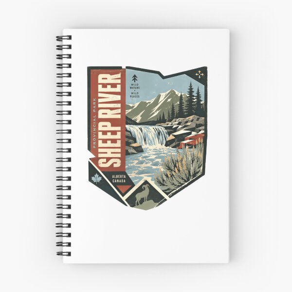 Item preview, Provincial Park Sheep River Wild Waters Wild Places Alberta Canada Travel Souvenir designed and sold by Star3NowForMe.