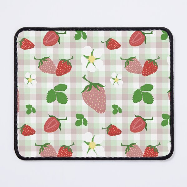 Item preview, Cute Strawberry Gingham Cottagecore designed and sold by Arts17N.