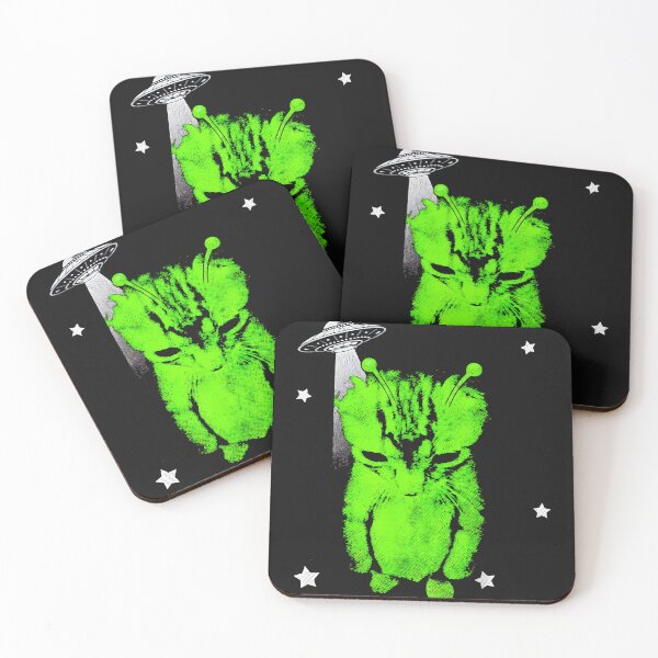 Item preview, Alien Cat Meme UFO Vintage  designed and sold by MOHAMED FRASER.