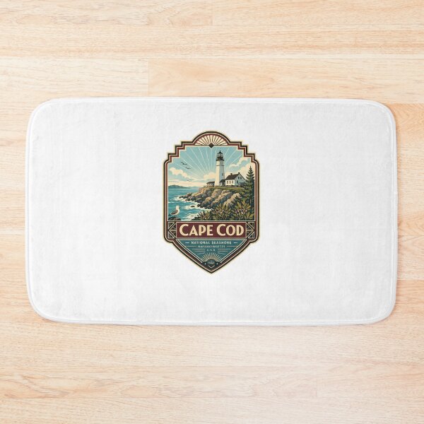 Item preview, Cape Cod National Seashore Massachusetts U.S.A. 1961 Lighthouse Travel Souvenir designed and sold by Star3NowForMe.
