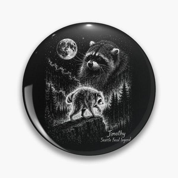 Item preview, Timothy Seattle Feral Legend Raccoon Wildlife Fan designed and sold by BrockmeyeSB.