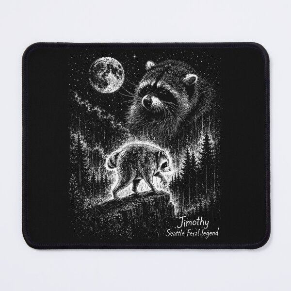 Item preview, Timothy Seattle Feral Legend Raccoon Wildlife Fan designed and sold by BrockmeyeSB.