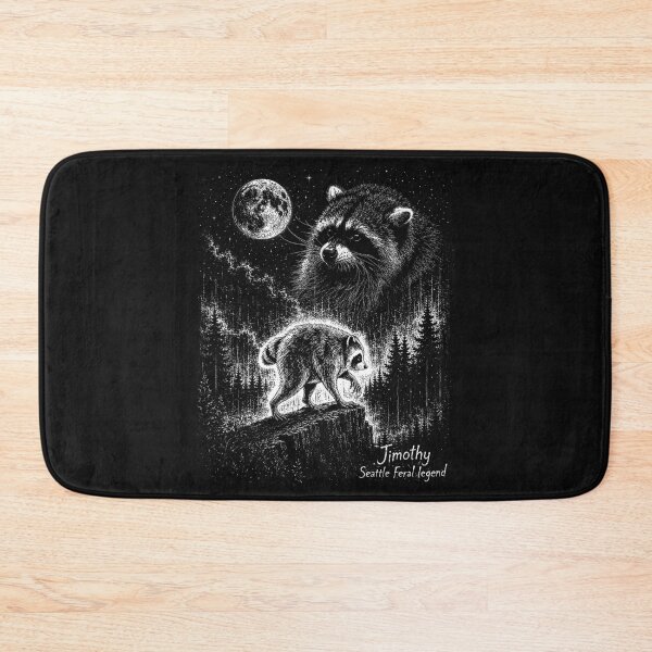 Item preview, Timothy Seattle Feral Legend Raccoon Wildlife Fan designed and sold by BrockmeyeSB.