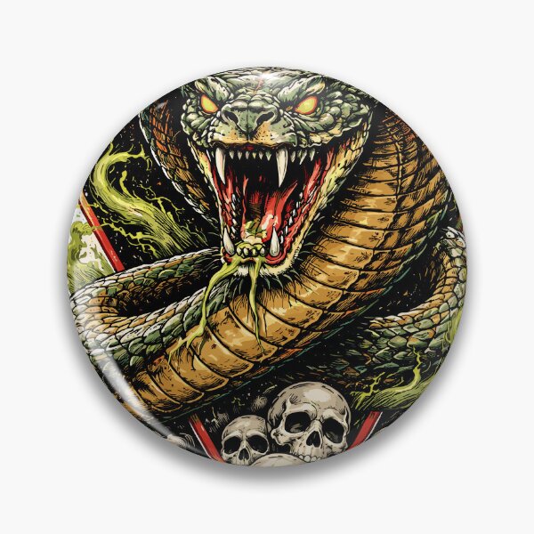 Item preview, Venomous Cobra Snake Monster Poster designed and sold by Matinez Pink.