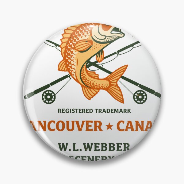 Item preview, The Anglers Club Vancouver Canada Fly Fishing Poster designed and sold by Matinez Pink.