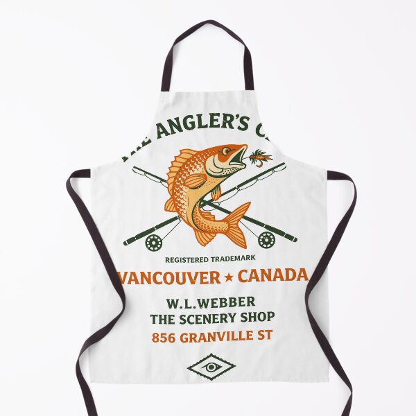Item preview, The Anglers Club Vancouver Canada Fly Fishing Poster designed and sold by Matinez Pink.