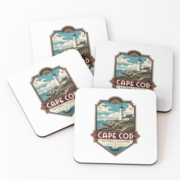 Item preview, Est. 1620 Cape Cod National Seashore Massachusetts Lighthouse Ocean Travel Souvenir designed and sold by Star3NowForMe.