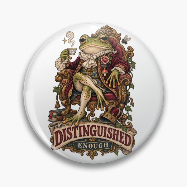 Item preview, Distinguished Enough Aristocratic Frog designed and sold by Trendy-Artistry.