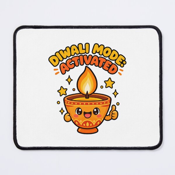 Item preview, Diwali Mode Activated – Funny Diwali Festival Celebration Design designed and sold by Globalcitytees.